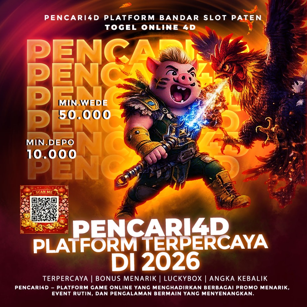 PENCARI4D > Platform Bandar Slot Paten & Togel Online 4D Dengan Deposit 10000 By QRIS